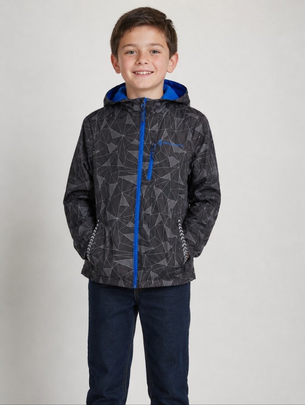FREE COUNTRY Lined Lightweight Hooded Jacket S 7/8